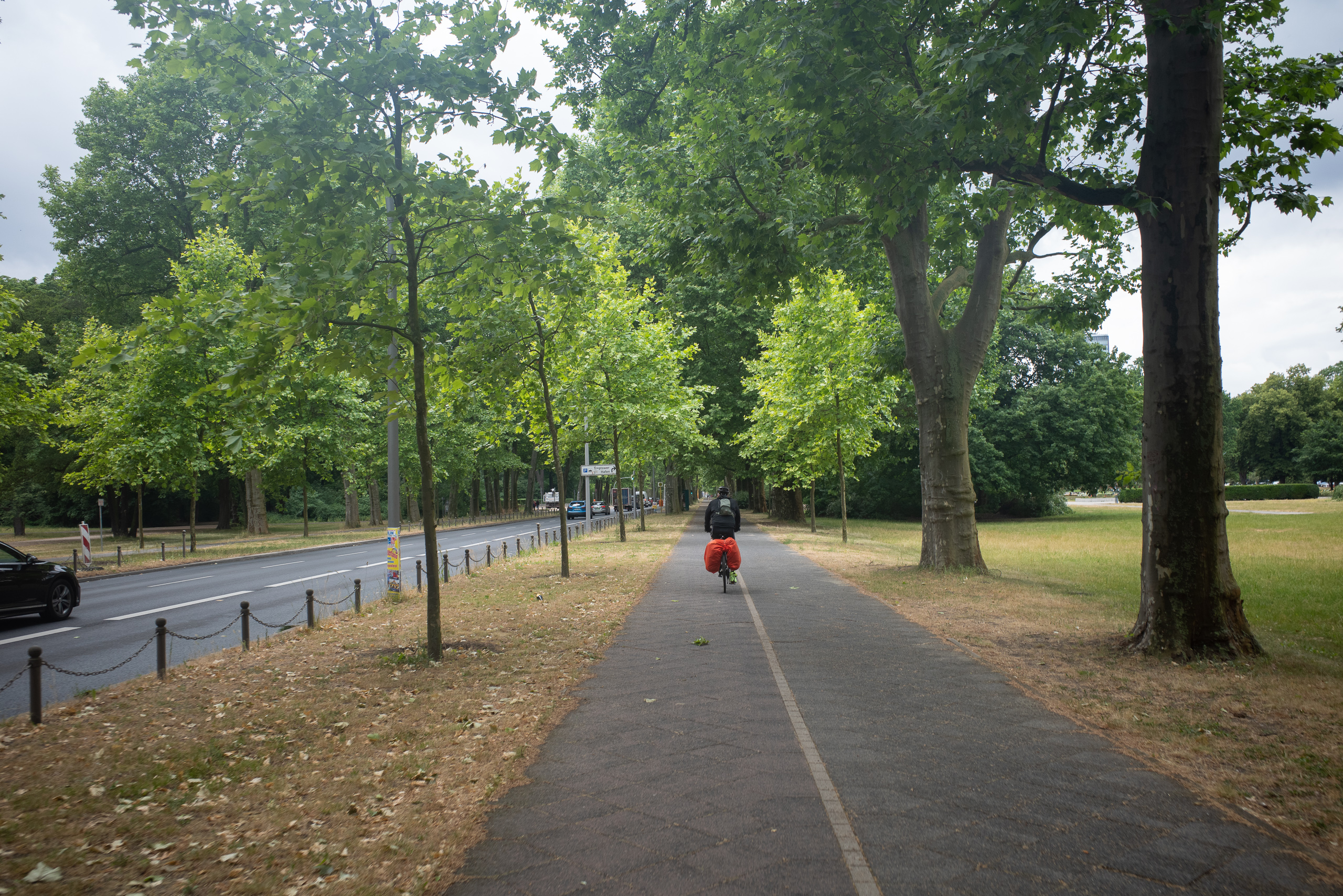 Letzte Kilometer durch die Großstadt